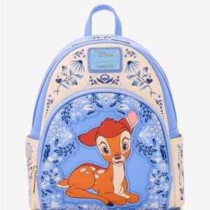 NWT Loungefly Disney Bambi floral Backpack.